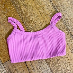 YEAR OF OURS RIBBED BRALETTE PINK